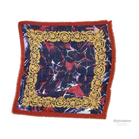 Yves Saint Laurent Accessories - Yves Saint Laurent Foulards Scarf Vintage, faults